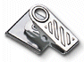pressure sensitive adhesive badge clips