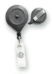 push button badge reels