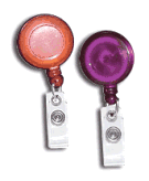 translucent badge reels